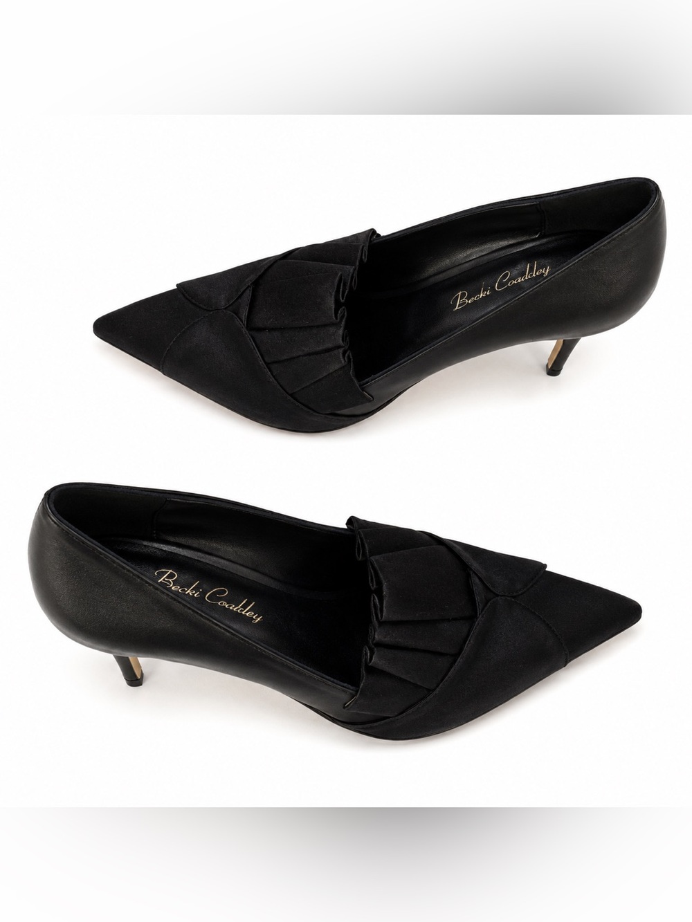 Becki Coakley Black Pointed Heels